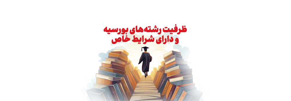 اعلام ظرفیت رشته های بورسیه و دارای شرایط خاص کارشناسی ارشد 1403 اعلام ظرفیت رشته های بورسیه و دارای شرایط خاص کارشناسی ارشد 1403